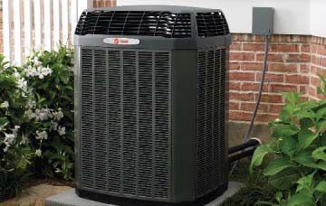 home HVAC air conditioning unit